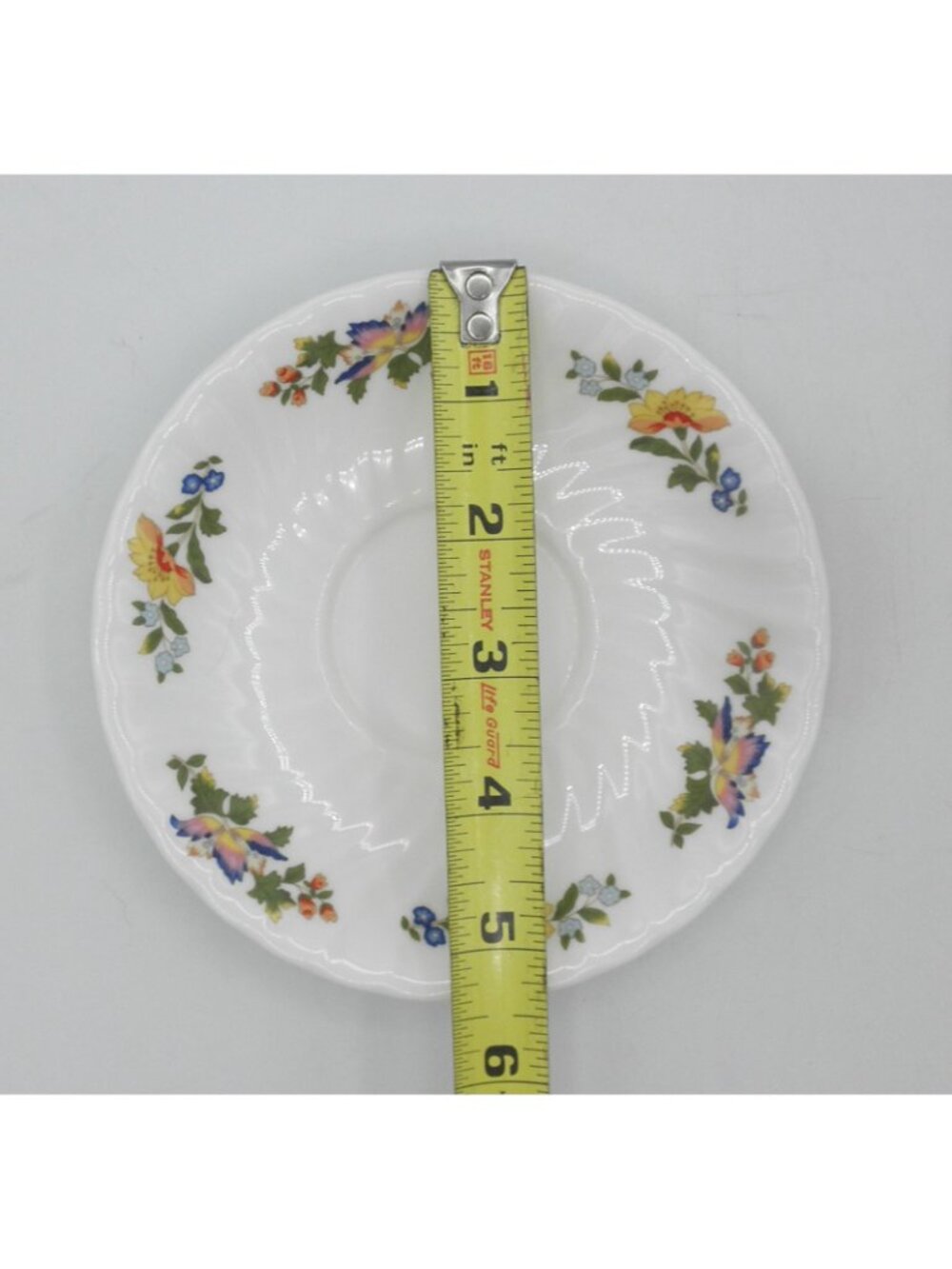 Cottage Garden by John Aynsley & Sons Cup and Saucer Set of 7 Pattern AYNOGA - Picture 10 of 11